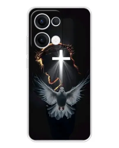 Чохол для OPPO Reno13 з картинкою «Голуб та Світло» Чохол для OPPO Reno13 з картинкою «Голуб та Світло»