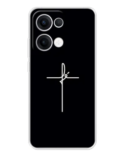 Чехол для OPPO Reno13 с картинкой «Тонкий крест» Чехол для OPPO Reno13 с картинкой «Тонкий крест»