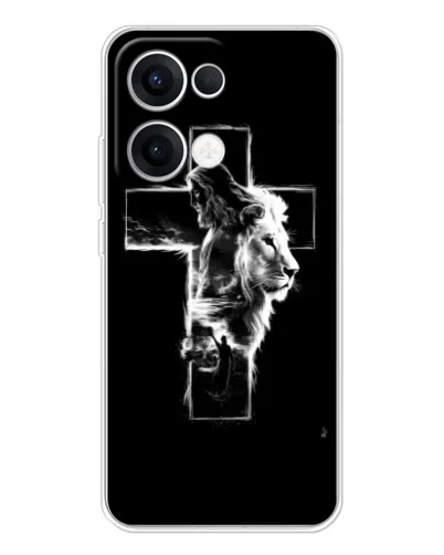Чехол для OPPO Reno13 с картинкой «Сияющий крест Jesus» Чехол для OPPO Reno13 с картинкой «Сияющий крест Jesus»