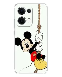 Чехол для OPPO Reno13 с картинкой «Mickey на канате»