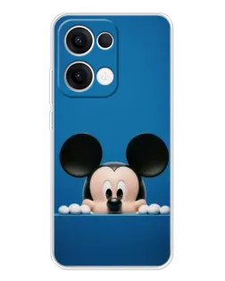 Чехол для OPPO Reno13 с картинкой «Микки выглядывает» Чехол для OPPO Reno13 с картинкой «Микки выглядывает»