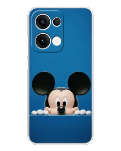 Чехол для OPPO Reno13 с картинкой «Микки выглядывает»