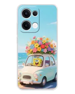 Чехол для OPPO Reno13 с картинкой «Автомобильное путешествие»