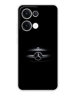 Чехол для OPPO Reno13 с картинкой «Mercedes — абстрактные линии»