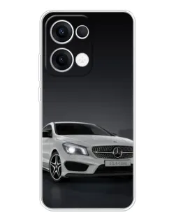 Чехол для OPPO Reno13 с картинкой «Mercedes AMG GT Silver»