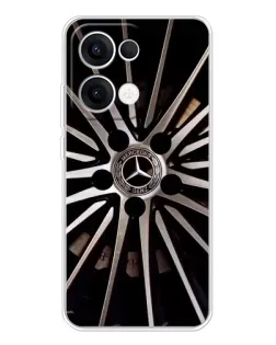 Чехол для OPPO Reno13 с картинкой «Диск Mercedes»