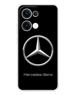 Чехол для OPPO Reno13 с картинкой «Mercedes Silver Logo»