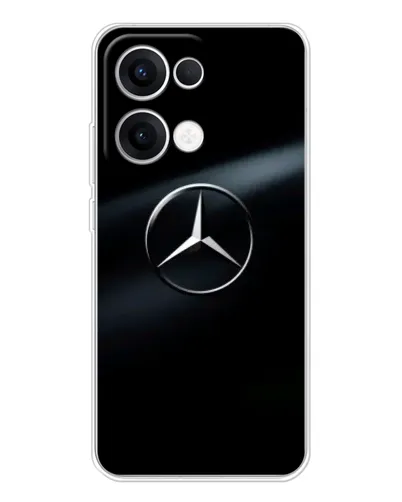 Чохол для OPPO Reno13 з картинкою «Mercedes на металі» Чохол для OPPO Reno13 з картинкою «Mercedes на металі»