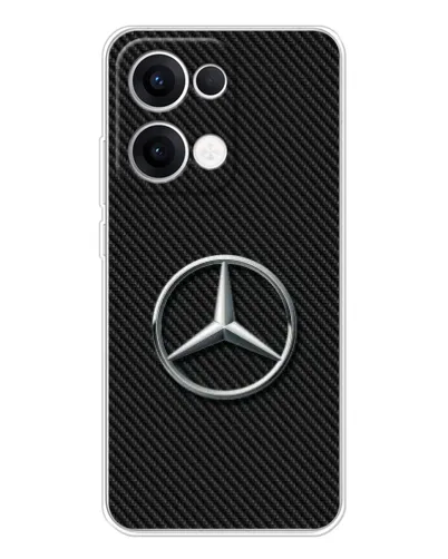 Чохол для OPPO Reno13 з картинкою «Карбоновий Mercedes стиль» Чохол для OPPO Reno13 з картинкою «Карбоновий Mercedes стиль»