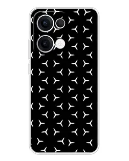 Чохол для OPPO Reno13 з картинкою «Mercedes паттерн зірок» Чохол для OPPO Reno13 з картинкою «Mercedes паттерн зірок»