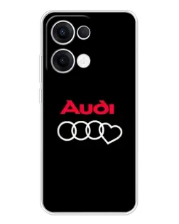Чехол для OPPO Reno13 с картинкой «Логотип Audi Heart»