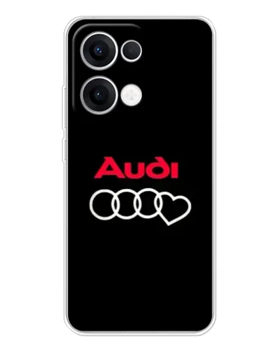 Чехол для OPPO Reno13 с картинкой «Логотип Audi Heart» Чехол для OPPO Reno13 с картинкой «Логотип Audi Heart»