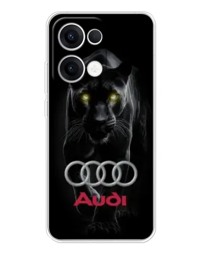 Чехол для OPPO Reno13 с картинкой «Пантера и Audi» Чехол для OPPO Reno13 с картинкой «Пантера и Audi»