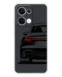 Чехол для OPPO Reno13 с картинкой «Задняя часть Audi — арт»