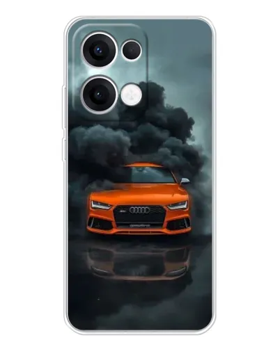 Чехол для OPPO Reno13 с картинкой «Audi в облаках дыма» Чехол для OPPO Reno13 с картинкой «Audi в облаках дыма»
