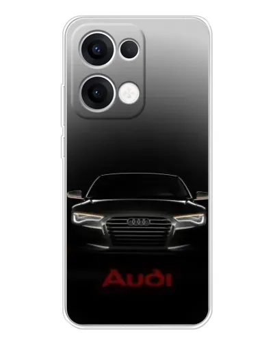 Чехол для OPPO Reno13 с картинкой «Audi — градиентный контур» Чехол для OPPO Reno13 с картинкой «Audi — градиентный контур»