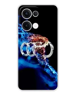 Чехол для OPPO Reno13 с картинкой «Энергия лого Audi»