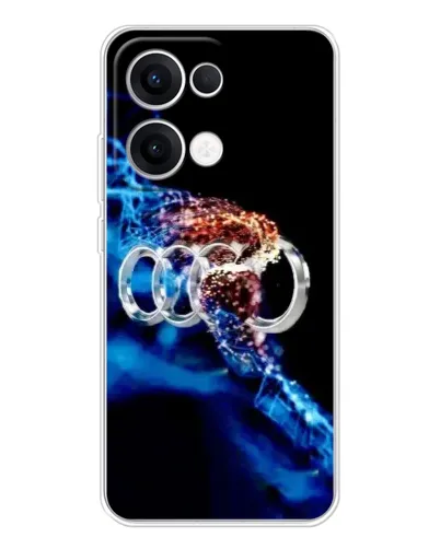 Чехол для OPPO Reno13 с картинкой «Энергия лого Audi» Чехол для OPPO Reno13 с картинкой «Энергия лого Audi»