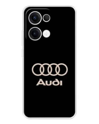 Чехол для OPPO Reno13 с картинкой «Audi — золотой логотип» Чехол для OPPO Reno13 с картинкой «Audi — золотой логотип»