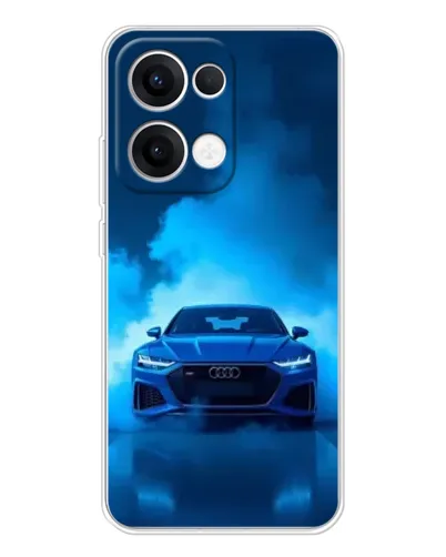 Чехол для OPPO Reno13 с картинкой «Audi — голубая энергия» Чехол для OPPO Reno13 с картинкой «Audi — голубая энергия»
