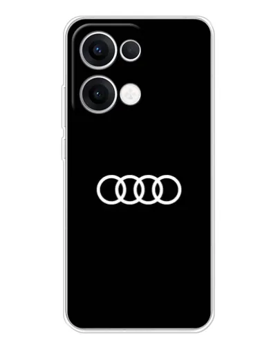Чехол для OPPO Reno13 с картинкой «Audi White Logo» Чехол для OPPO Reno13 с картинкой «Audi White Logo»