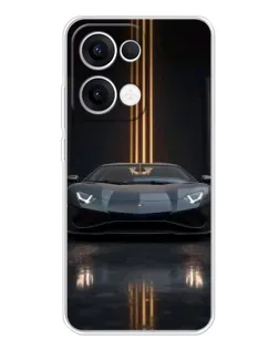 Чехол для OPPO Reno13 с картинкой «Lamborghini золотые линии» Чехол для OPPO Reno13 с картинкой «Lamborghini золотые линии»