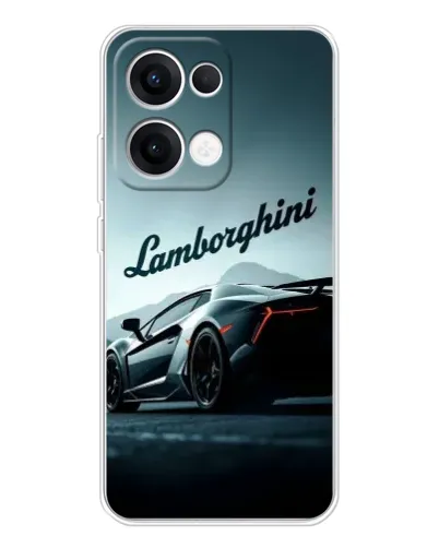 Чехол для OPPO Reno13 с картинкой «Классическая надпись Lamborghini»