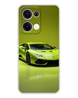 Чехол для OPPO Reno13 с картинкой «Салатовый Lamborghini Huracan» Чехол для OPPO Reno13 с картинкой «Салатовый Lamborghini Huracan»