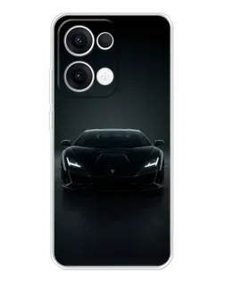 Чехол для OPPO Reno13 с картинкой «Черный Lamborghini Aventador» Чехол для OPPO Reno13 с картинкой «Черный Lamborghini Aventador»