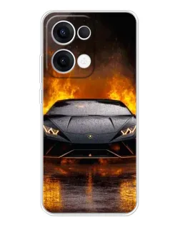 Чехол для OPPO Reno13 с картинкой «Lamborghini в огне» Чехол для OPPO Reno13 с картинкой «Lamborghini в огне»