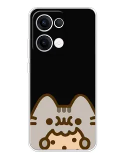 Чехол для OPPO Reno13 с картинкой «Пушин на черном» Чехол для OPPO Reno13 с картинкой «Пушин на черном»