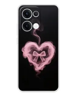 Чехол для OPPO Reno13 с картинкой «Дымчатое сердце»
