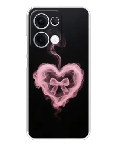 Чехол для OPPO Reno13 с картинкой «Дымчатое сердце»