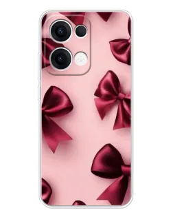 Чехол для OPPO Reno13 с картинкой «Бордовый атлас»