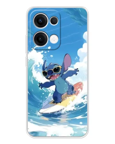 Чехол для OPPO Reno13 с картинкой «Стич на волне» Чехол для OPPO Reno13 с картинкой «Стич на волне»