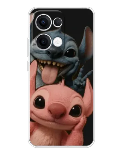 Чехол для OPPO Reno13 с картинкой «Стич и Ангел» Чехол для OPPO Reno13 с картинкой «Стич и Ангел»