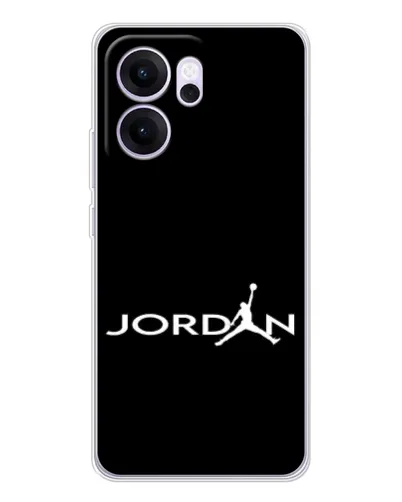 Чехол для OPPO Reno14 F с картинкой «Jordan White Logo» Чехол для OPPO Reno14 F с картинкой «Jordan White Logo»