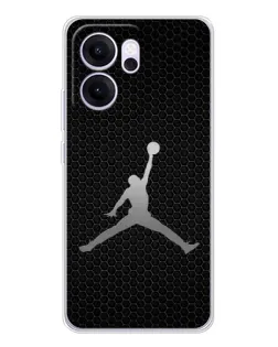 Чехол для OPPO Reno14 F с картинкой «Jordan Dark Carbon»