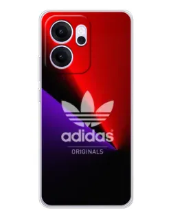Чехол для OPPO Reno14 F с картинкой «Adidas Red Neon» Чехол для OPPO Reno14 F с картинкой «Adidas Red Neon»