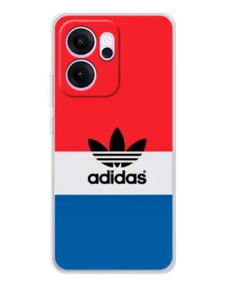 Чехол для OPPO Reno14 F с картинкой «Ретро блоки Adidas»