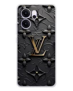 Чехол для OPPO Reno14 F с картинкой «Кожаная текстура LV»