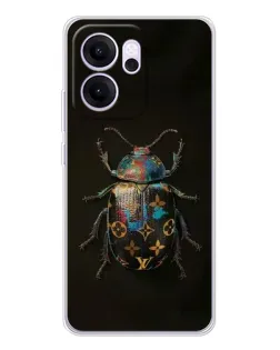 Чехол для OPPO Reno14 F с картинкой «LV — мраморный принт»