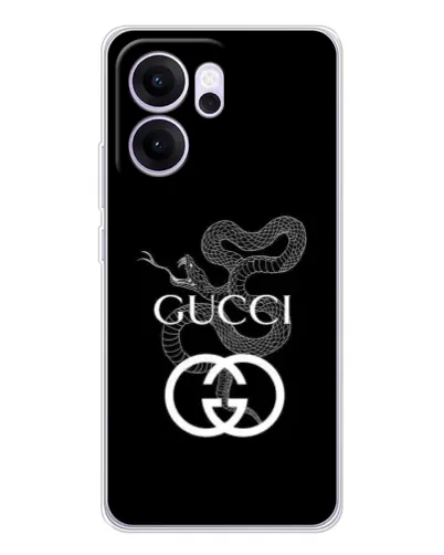 Чехол для OPPO Reno14 F с картинкой «Gucci — серебряная змея» Чехол для OPPO Reno14 F с картинкой «Gucci — серебряная змея»