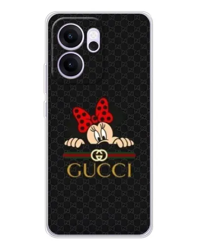 Чехол для OPPO Reno14 F с картинкой «Минни Маус Gucci — черный» Чехол для OPPO Reno14 F с картинкой «Минни Маус Gucci — черный»