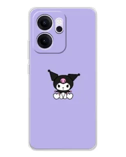 Чехол для OPPO Reno14 F с картинкой «Kuromi — фиолетовый минимализм» Чехол для OPPO Reno14 F с картинкой «Kuromi — фиолетовый минимализм»
