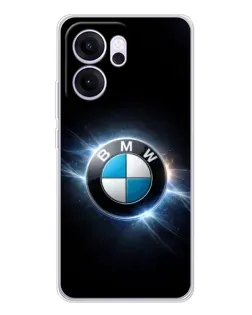 Чехол для OPPO Reno14 F с картинкой «BMW — неоновое сияние» Чехол для OPPO Reno14 F с картинкой «BMW — неоновое сияние»