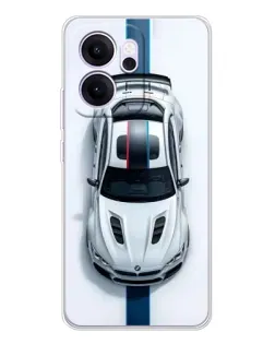 Чехол для OPPO Reno14 F с картинкой «Вид сверху — BMW M» Чехол для OPPO Reno14 F с картинкой «Вид сверху — BMW M»