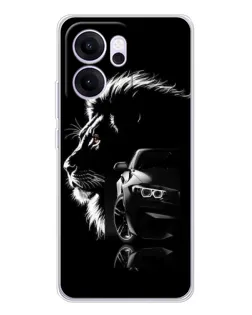 Чехол для OPPO Reno14 F с картинкой «BMW и лев» Чехол для OPPO Reno14 F с картинкой «BMW и лев»