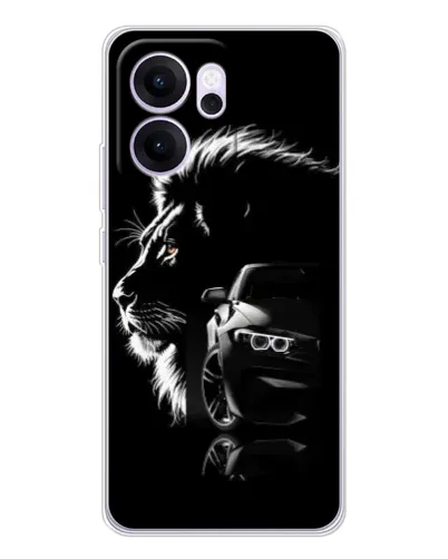 Чехол для OPPO Reno14 F с картинкой «BMW и лев» Чехол для OPPO Reno14 F с картинкой «BMW и лев»