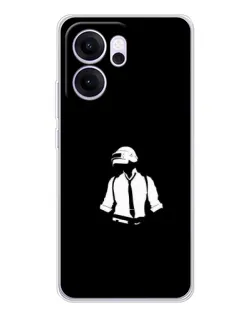 Чохол для OPPO Reno14 F з картинкою «PUBG — білий шолом» Чохол для OPPO Reno14 F з картинкою «PUBG — білий шолом»